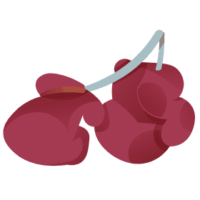 Sportsman boxing clipart
