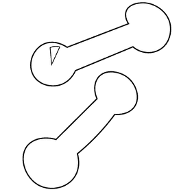 Sportsman dumbbells black and white clipart