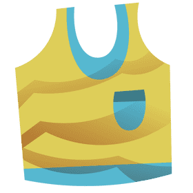 Sportsman undershirt clipart