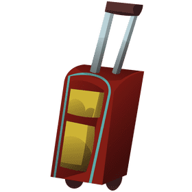 Stewardess baggage clipart