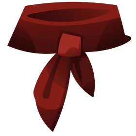 Stewardess tie clipart