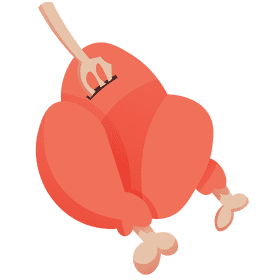 Sumo fry chicken clipart