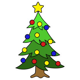 Christmas tree clipart