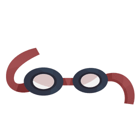 Swimmer glasses clipart
