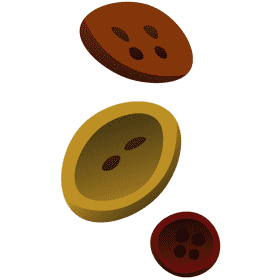 Tailor buttons clipart