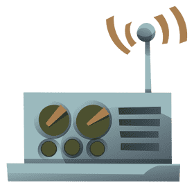 Tank soldier radio clipart