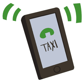 Taxi driver call clipart