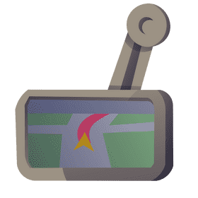 Taxi driver gps clipart