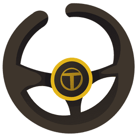 Taxi driver steering wheel clipart