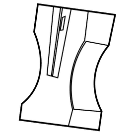 Teacher shaving machine black and white clipart