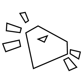 Thief jewel black and white clipart