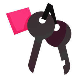 Thief keys clipart