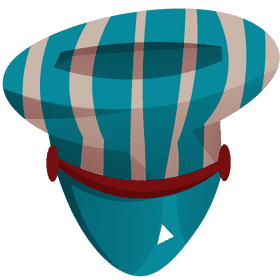 Train driver hat clipart