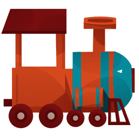 Train driver train clipart