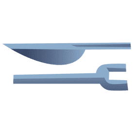 Waiter cutlery clipart