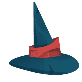 Witch hat clipart