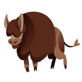 America bison clipart
