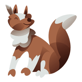 American fox clipart