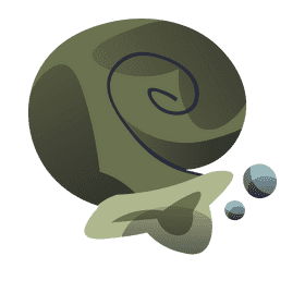 Ancient shell clipart