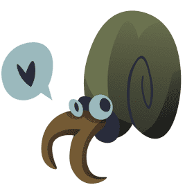 Ancient snail clipart