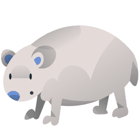 Arctic bear clipart