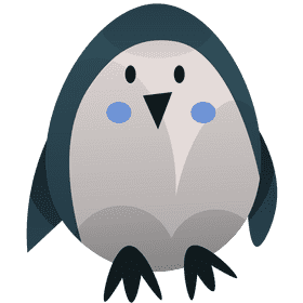 Arctic penguin clipart