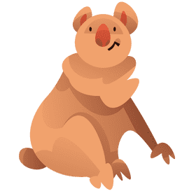 Australian koala clipart