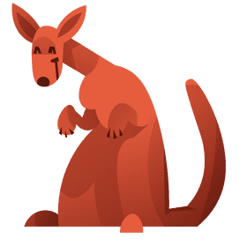 Australian kangaroo clipart