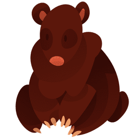Australian wombat clipart