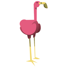 Birds flamingo clipart