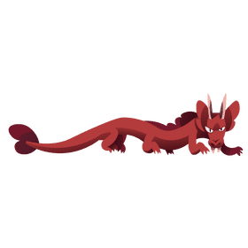 Chinese calendar dragon clipart