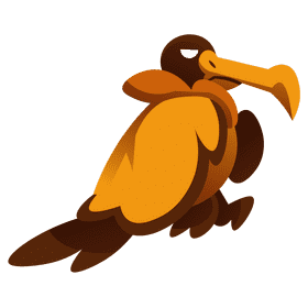 Desert griffin bird clipart
