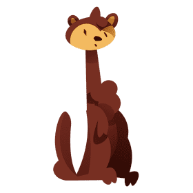 Desert meerkat clipart