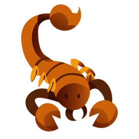Desert scorpion clipart