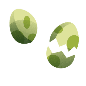 Dinosaurs eggs clipart