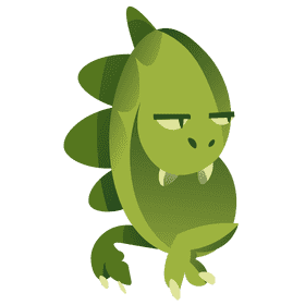 Dinosaurs raptor clipart