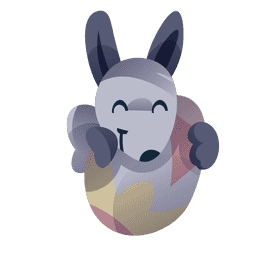 Easter rabbit clipart