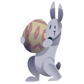 Easter rabbit clipart