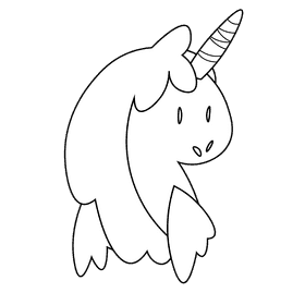 Fairytale wings black and white clipart