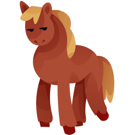 Farm horse clipart