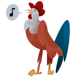 Farm singing clipart