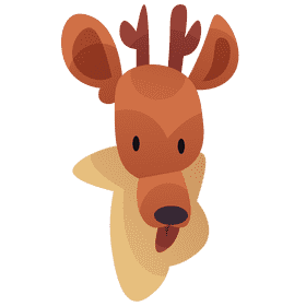 Forest deer clipart