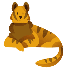 India tiger clipart
