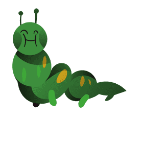 Insects caterpillar clipart