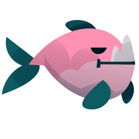 Ocean piranha clipart