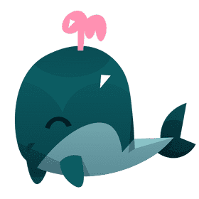 Ocean whale clipart