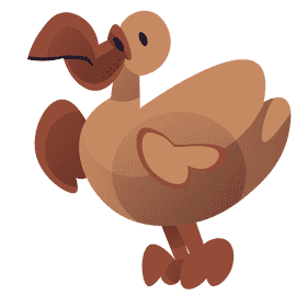 Prehistoric dodo bird clipart