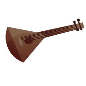 Russia balalaika clipart