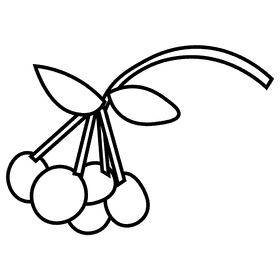 Russia kalinka black and white clipart