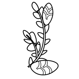 Russia seed black and white clipart